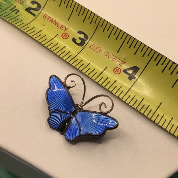 Vintage David-Andersen sterling enamel brooch - Picture 2 of 3